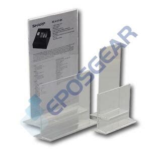 A A A Dl Double Sided Acrylic Perspex Menu Sign Display Holder