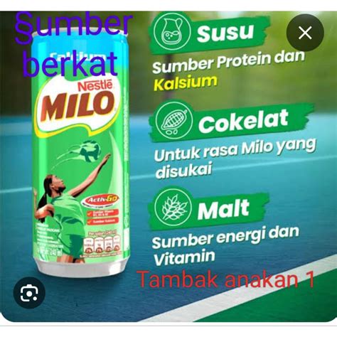 Jual Milo Kaleng Original 220 Ml Shopee Indonesia