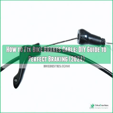 how to fix bike cable brakes