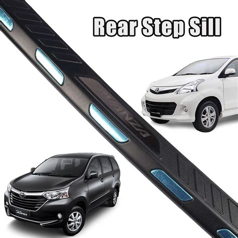 Toyota Avanza Rear Bumper Guard Scuff Plate Step Sill With