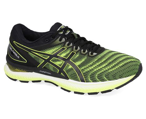 Asics Mens Gel Nimbus 22 Running Shoes Safety Yellowblack Nz