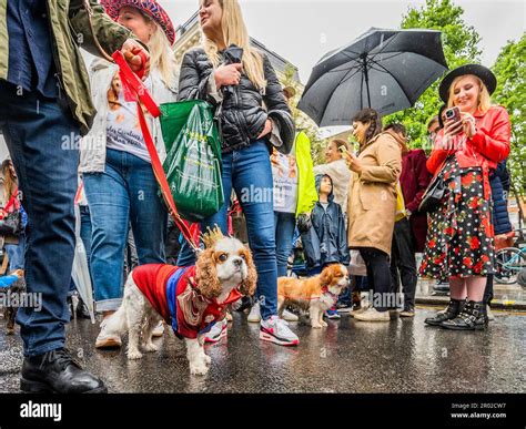 London, UK. 06th May, 2023. Duke and Lady, King Charles spaniels on ...