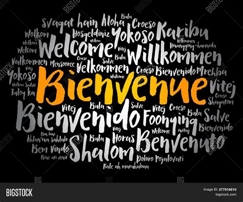 Bienvenue Welcome Image And Photo Free Trial Bigstock