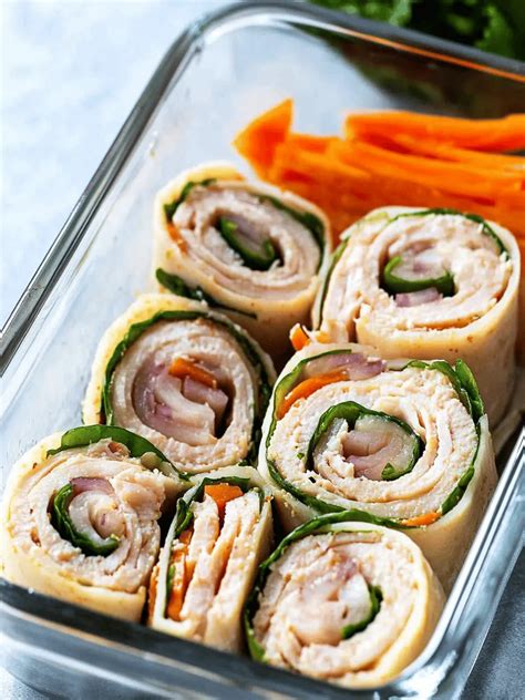 easy turkey  cheese roll ups delicious snack delight