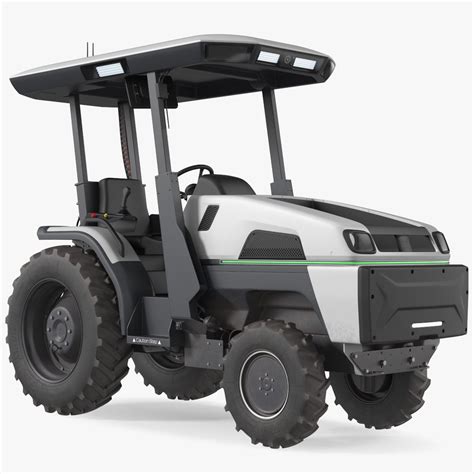 Smart Electric Tractor Dusty D Model C D Ds Max Fbx Blend