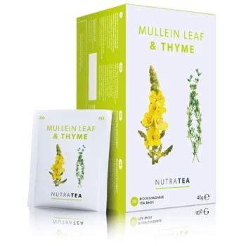 Mullein Leaf Thyme Tea Mullein Tea For Lungs 20 Tea Bags