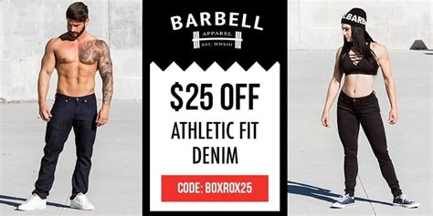 Barbell Apparel Athletic Jeans BOXROX