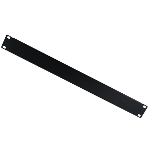 Blank Filler Panels Black 1u