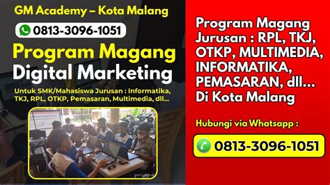 WA 0813 3096 1051 Tempat Prakerin Online SMK Jurusan TKJ Terdekat Kota