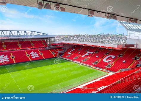 Anfield Stadium The Home Ground Of Liverpool Football Club In Uk