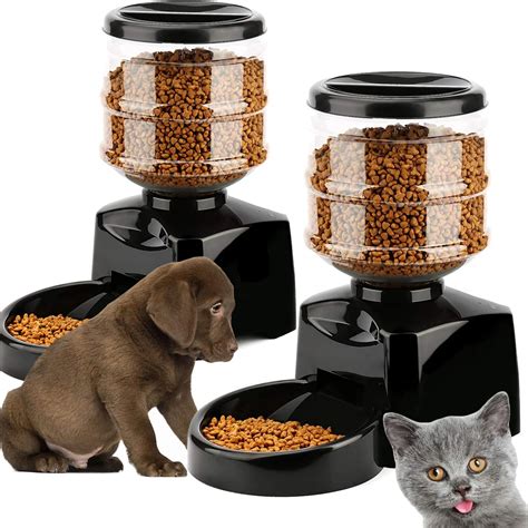 Kit X Comedouro Alimentador Autom Tico Digital Pet Cachorro Gato