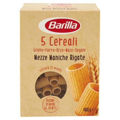 Barilla Mezze Maniche Rigate Ai Cereali Gr Shopalimentari It