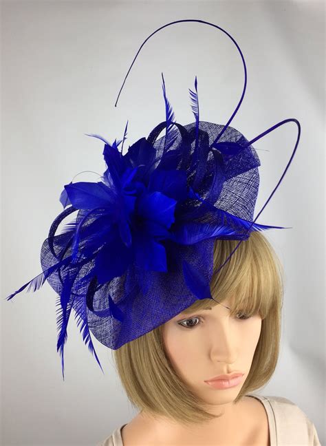 Pale Blue Light Blue Powder Blue Fascinator Ice Blue Light Etsy