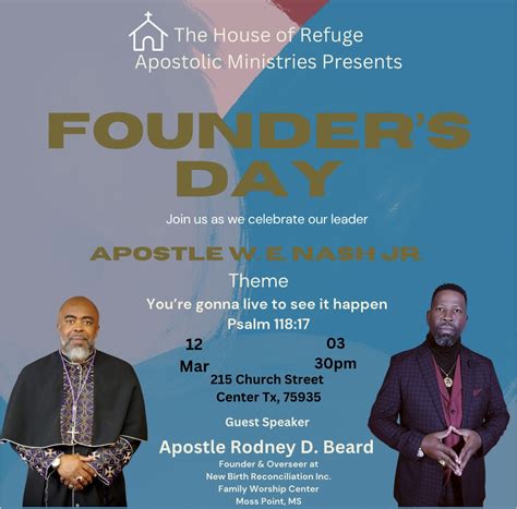 The House Of Refuge Apostolic Ministries Presents Founders Day March