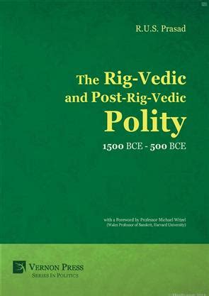 The Rig-Vedic and Post-Rig-Vedic Polity (1500 BCE-500 BCE), History ...