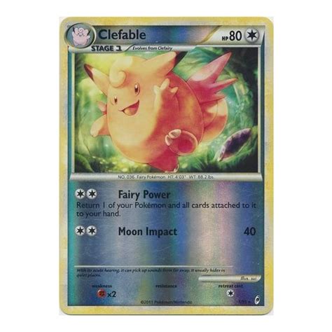 Clefable 195 Call Of Legends Reverse Holo Rare Pokemon Card Near Mint Tcg