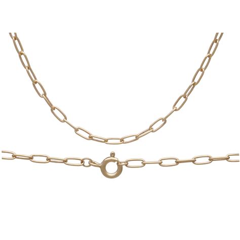 14k Gold Filled Oval Cable Chain