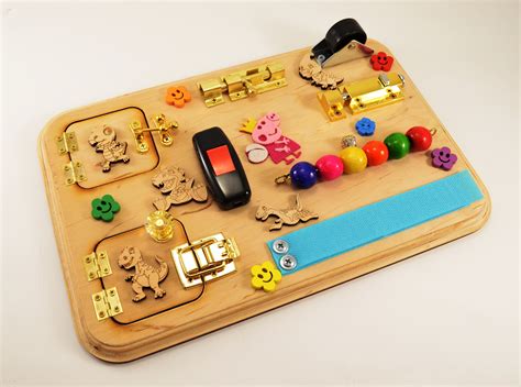 Travel Busy Board Sensory Toy Mini Sensory Board Busy Board Etsy