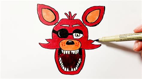 How To Draw Foxy FNAF YouTube