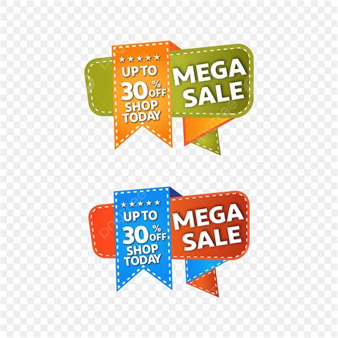 Mega Venta Oferta Banner Gratis Png Y Eps PNG Oferta Rebaja Mega