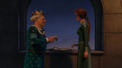 Princess Fiona and Shrek in a Charming Moment