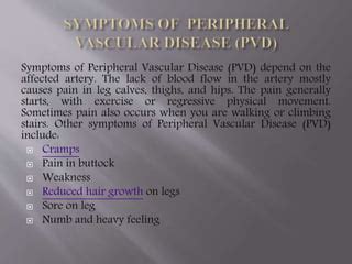 Peripheral vascular disease (pvd) | PPT