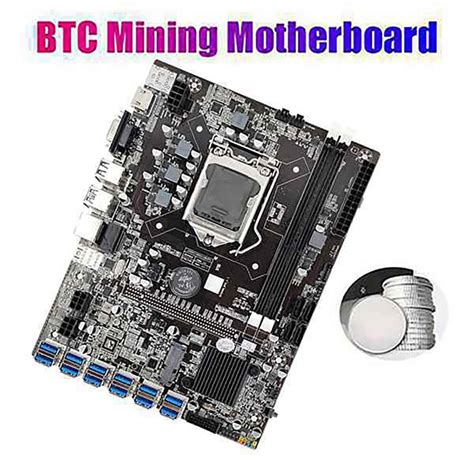 Gpu B Mining Motherboard Cpu Power Cable Switch Cable Sata Cable