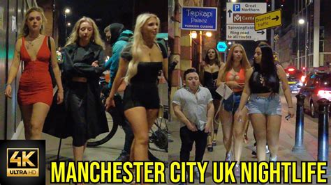 MANCHESTER UK NIGHTLIFE Walking Tour 4K UHD 60fps YouTube