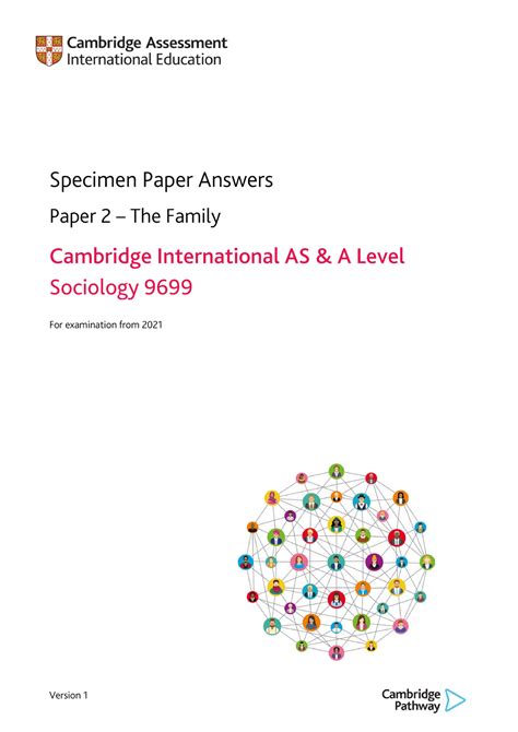 9699 Aice Sociology Paper 2 Specimen Answers Version 1 Paper 2 The