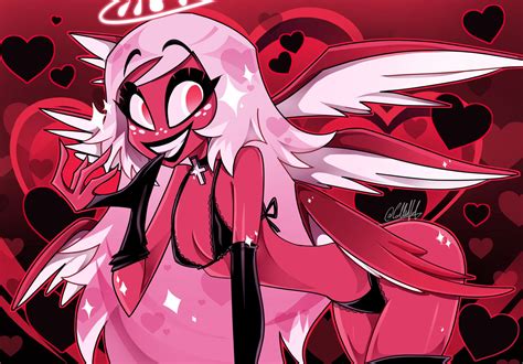 Rule 34 Angel Angel Wings Bikini Demon Demon Girl Emily Hazbin Hotel Fallen Angel Female