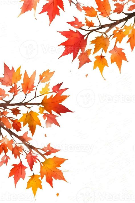 Background with Watercolor Fall Leaves 30009419 Stock Photo at Vecteezy