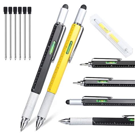 Stylo Multifonction 6 En 1 Tournevis R Gle De Pr Cision Trier Stylos