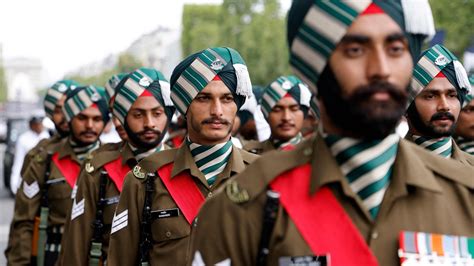 Indian Army S Punjab Regiment Gears Up For France S Bastille Day