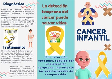 Triptico Cancer Infantil Enfermeria Mi Pasión Oficial Udocz