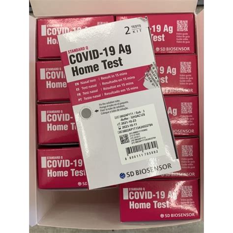 SD Biosensor Standard Q Covid 19 Ag Home Test 20s Shopee Singapore