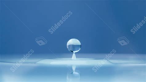 Water Splash Drops Surface Waterdrop Powerpoint Background For Free ...