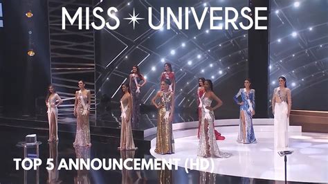 MISS UNIVERSE 2020 TOP 5 ANNOUNCEMENT (HD) 🥇 Own That Crown