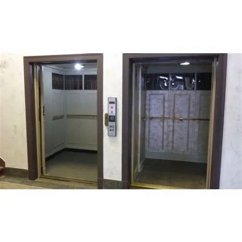 With Machine Room Mild Steel Manual Passenger Elevator Max Persons