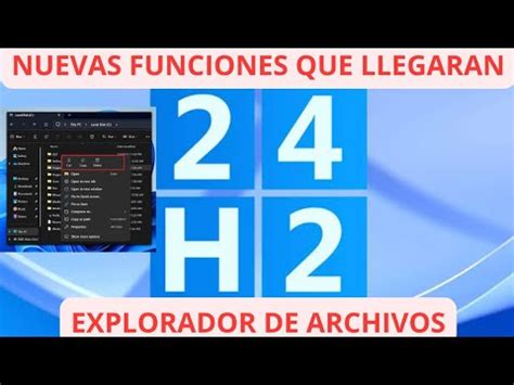 Nuevas funciones en Explorador de archivos en Windows 11 24H2 Видео