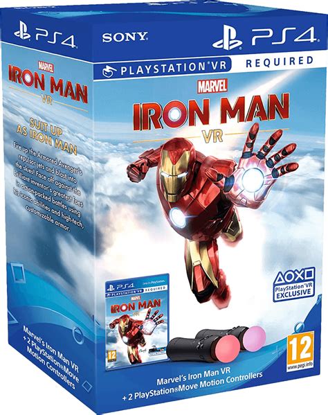 Playstation Move Motion Controller V2 2 Pack Iron Man Vr Bundle