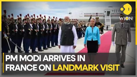 PM Modi Arrives In France 25 Years Of India France Strategic Relations