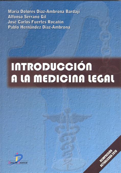 Introducción a la medicina legal Díaz Ambrona Bardají 9788479788049