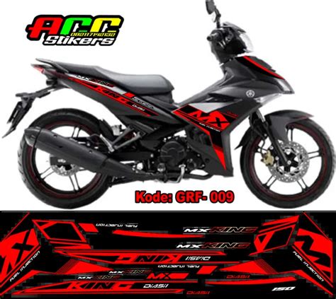 Striping Mx King Motif Malaysia Mx King Yamaha Y Zr Sniper Exciter