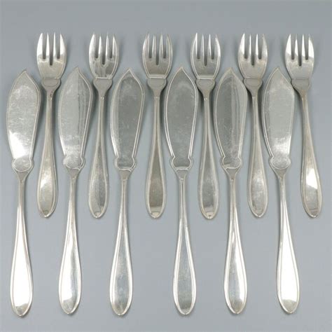 Fish Cutlery Silver J M Van Kempen Zonen Catawiki