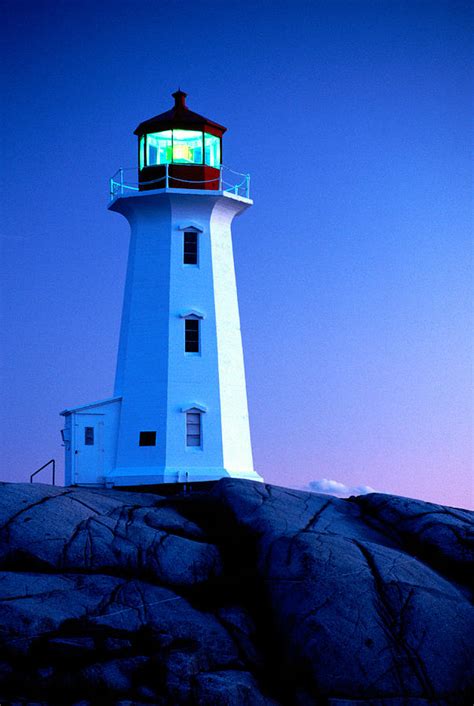 Peggys Point Lighthouse Nova Scotia Photograph By Theodore Clutter