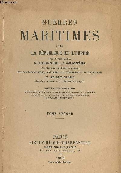 Guerres Maritimes Sous La R Publique Et L Empire Barnebys