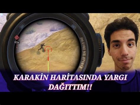 KARAKİN HARİTASINDA YARGI DAĞITTIM PUBG MOBILE YouTube