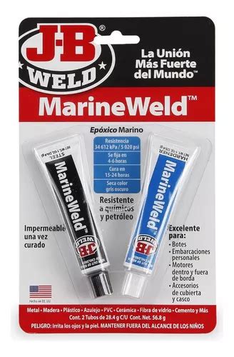 Pegamento Epoxico Marino Jb Weld Resistente E Impermeable