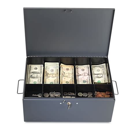 Extra Large Cash Box With Handles By Steelmaster® Mmf221f15tgra