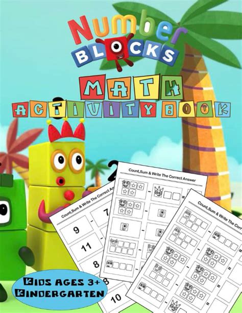 Buy Numberblocks Math Activity Book Math Workbook Grade 1 62 Pages Of